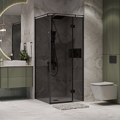 Niagara Душевой уголок Nova 90x90 NG-2831-34BLACK – фотография-2